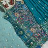 HK 1715 C D DESIGNER PLAZZO SUITS WHOLESALE