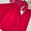 HK 1721 DESIGNER TRENDING GOWN WHOLESALE
