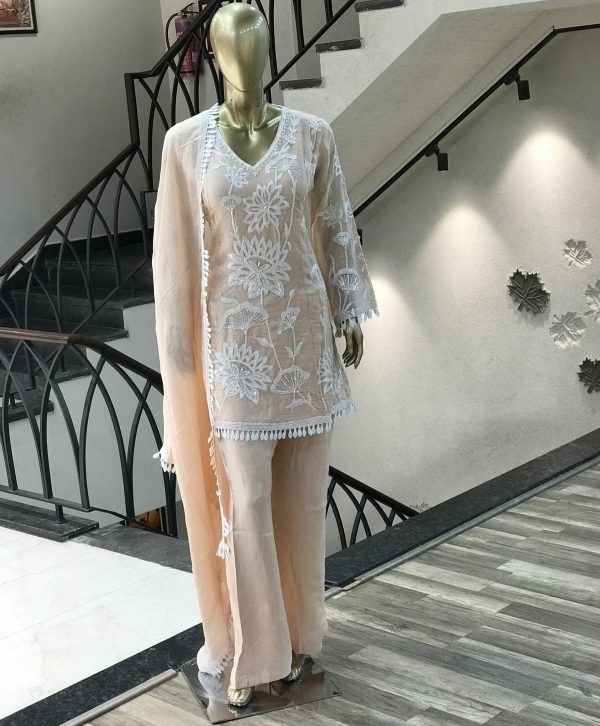 HK 1723 B TRENDING PLAZZO SUITS WHOLESALE