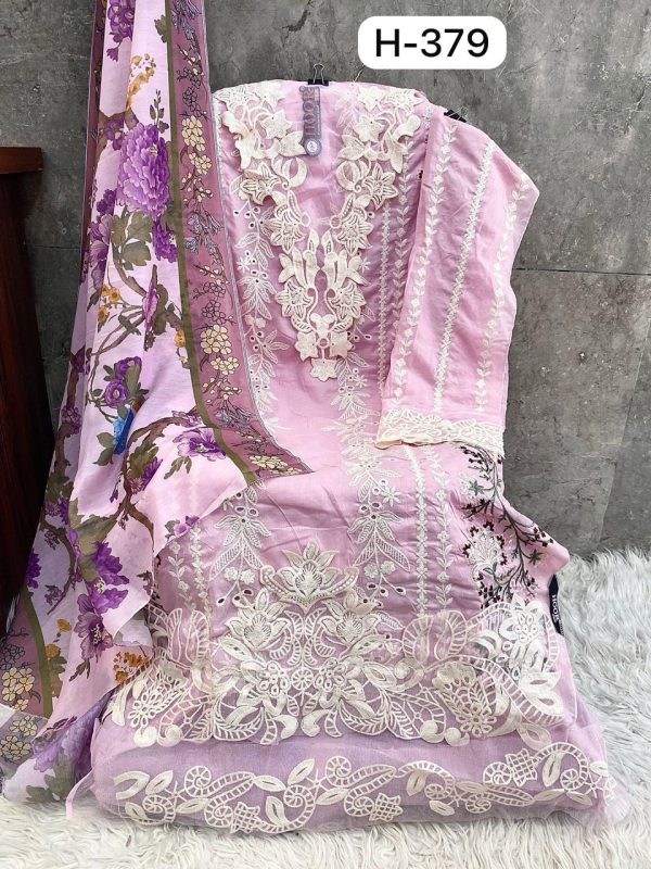 HOOR TEX H 379 A COTTON SALWAR SUITS WHOLESALE