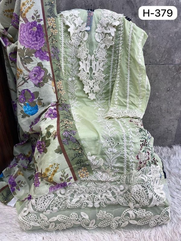 HOOR TEX H 379 D COTTON SALWAR SUITS WHOLESALE