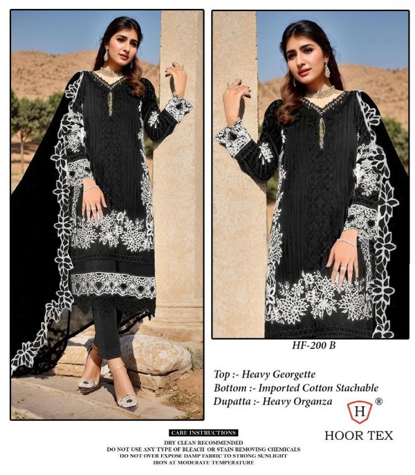 HOOR TEX HF 200 B READYMADE PAKISTANI SUITS