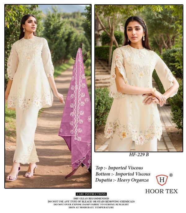 HOOR TEX HF 229 B READYMADE SALWAR SUITS