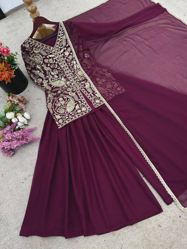 JAL FASHION JF 013 D PLAZZO SUITS WHOLESALE