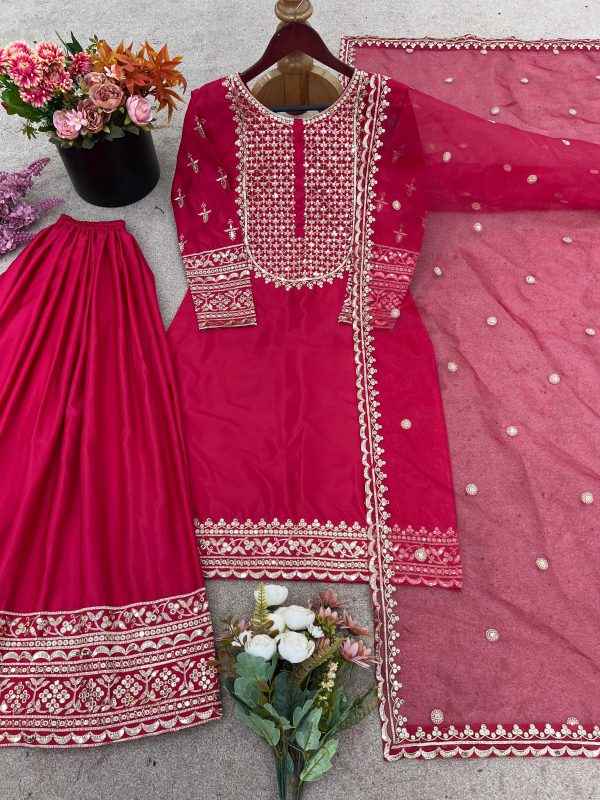 JAL FASHION JF 024 DESIGNER SHARARA PLAZZO SUITS