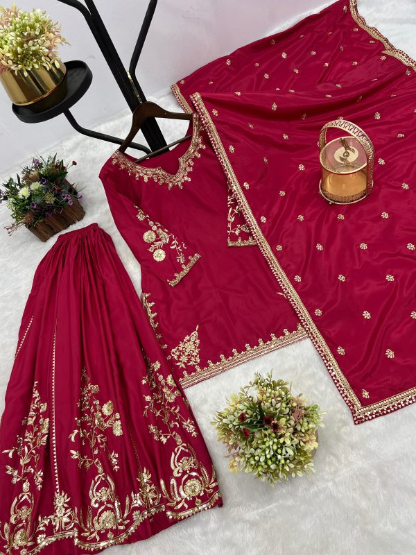 JAL FASHION JL 1037 B DESIGNER PLAZZO SUITS