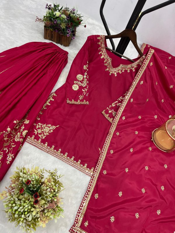 JAL FASHION JL 1037 B DESIGNER PLAZZO SUITS
