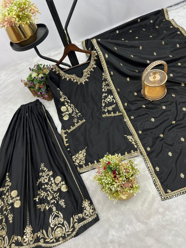 JAL FASHION JL 1037 D DESIGNER PLAZZO SUITS