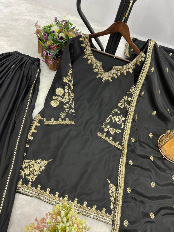 JAL FASHION JL 1037 D DESIGNER PLAZZO SUITS
