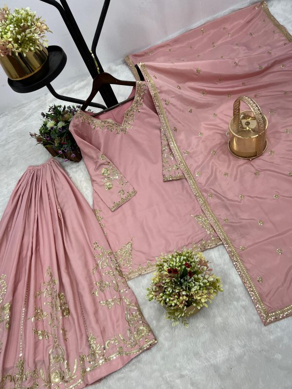 JAL FASHION JL 1037 E DESIGNER PLAZZO SUITS