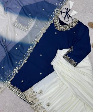 JAL FASHION JL 1041 B DESIGNER PLAZZO SUITS WHOLESALE