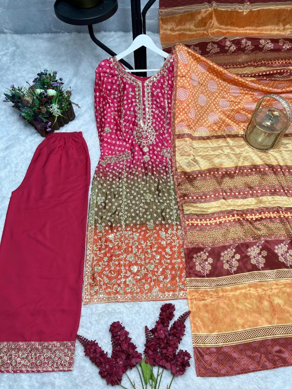 JENNY DESIGNER JD 610 B TRENDING PLAZZO SUITS