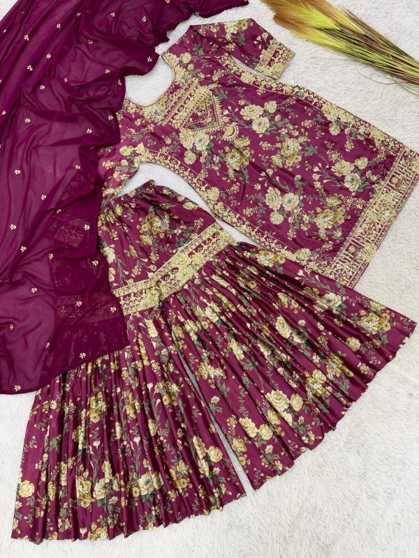 JENNY DESIGNER JD 617 TRENDING SHARARA SUITS WHOLESALE