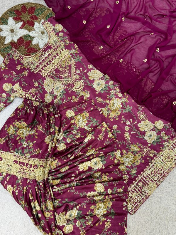 JENNY DESIGNER JD 617 TRENDING SHARARA SUITS WHOLESALE