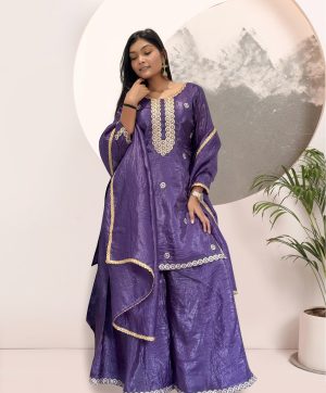 JENNY DESIGNER JD 619 TRENDING PLAZZO SUITS ONLINE