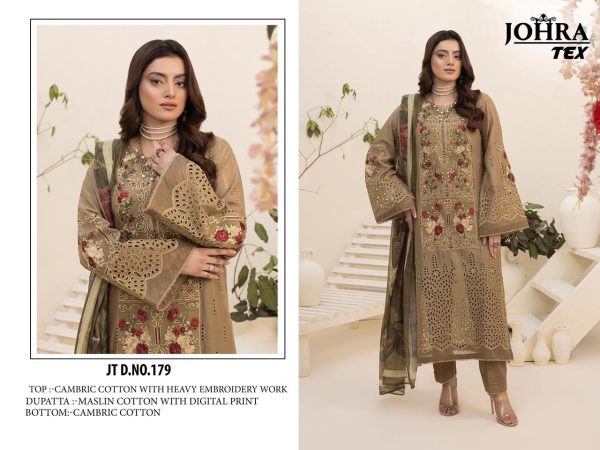 JOHRA TEX JT 179 A COTTON SUITS WHOLESALE