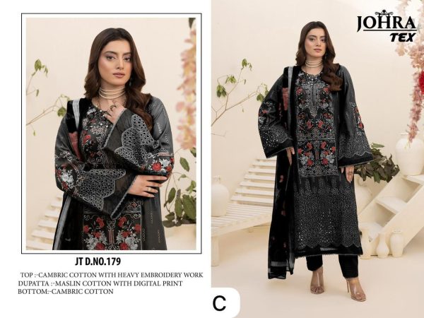 JOHRA TEX JT 179 C COTTON SUITS WHOLESALE
