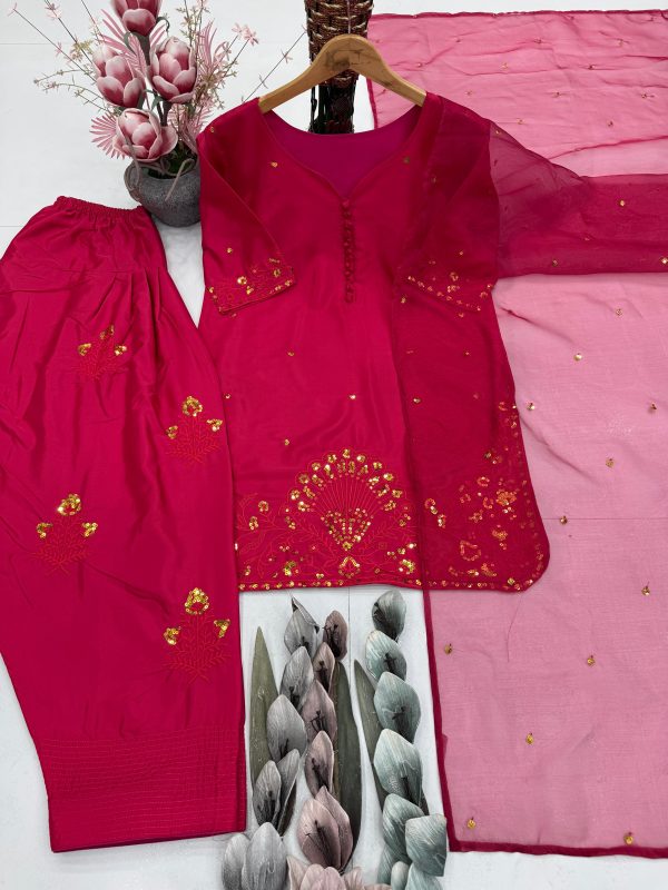 KARMA FASHION KF 1701 TRENDING PLAZZO SUITS WHOLESALE