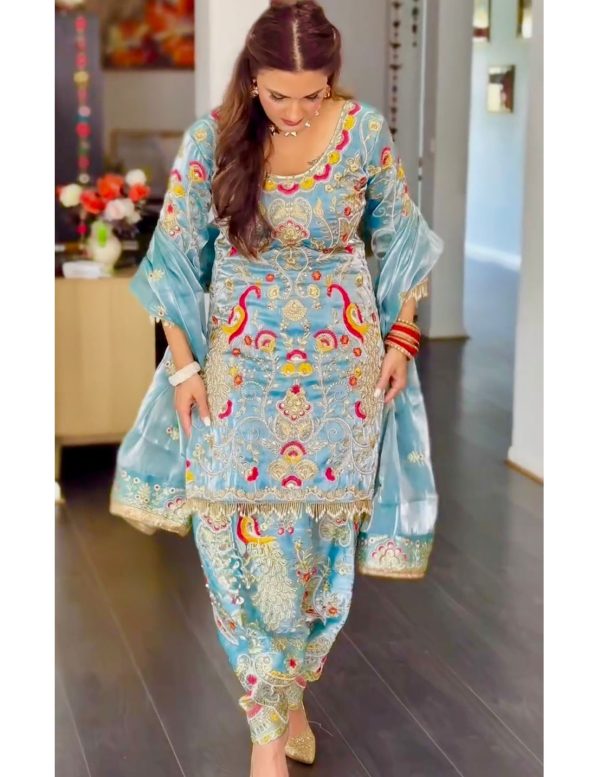 KARMA FASHION MT 1053 DESIGNER PLAZZO SUITS