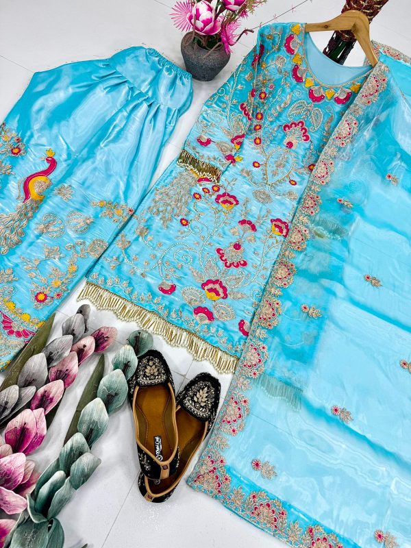 KARMA FASHION MT 1053 DESIGNER PLAZZO SUITS