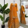 KD FASHION 1523 B DESIGNER SHARARA SUITS