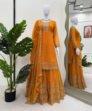 KD FASHION 1523 B DESIGNER SHARARA SUITS