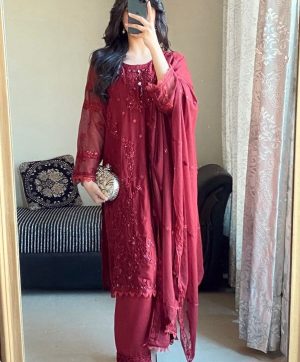 LADY LOOK 024 TRENDING PLAZZO SUITS WHOLESALE