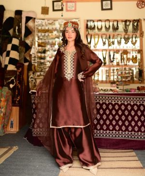 LC 1388 DESIGNER FARSHI PLAZZO SUITS WHOLESALE