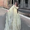 LC 1394 DESIGNER CHINON SILK GOWN WHOLESALE