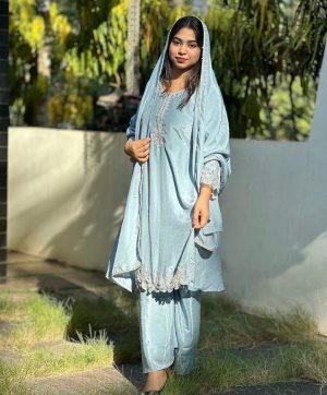 LC 1395 TRENDING CHINON SALWAR SUITS WHOLESALE
