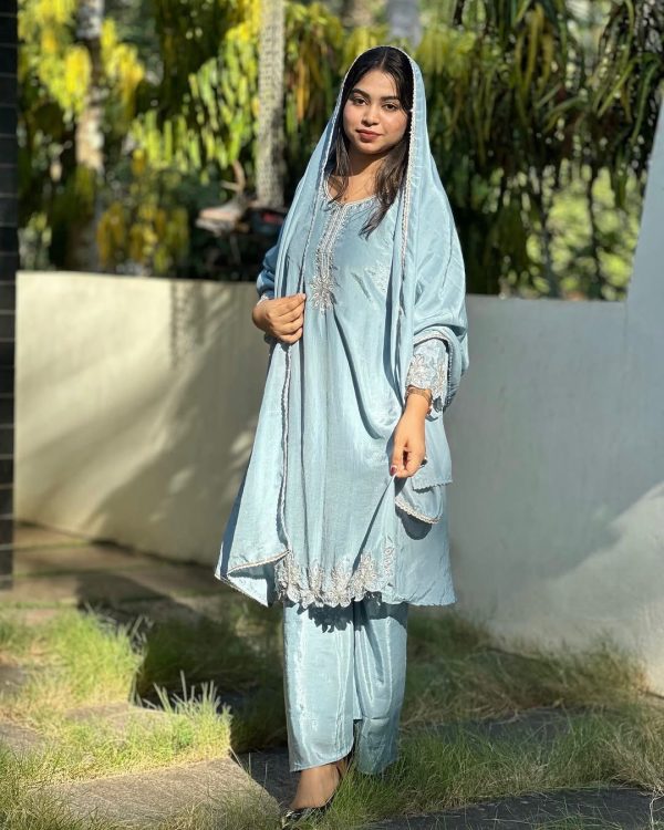 LC 1395 TRENDING CHINON SALWAR SUITS WHOLESALE