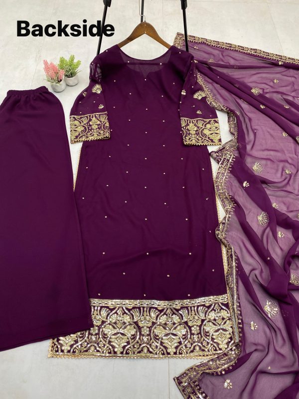 LG 1986 TRENDING KURTA PLAZZO AND DUPATTA SET