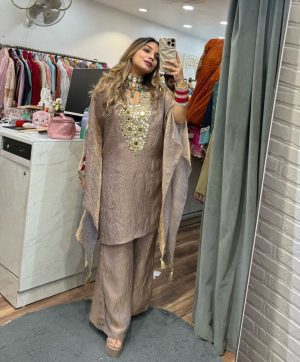 LG 1990 A SUIT IN REAL MIRROR EMBROIDERED SUIT