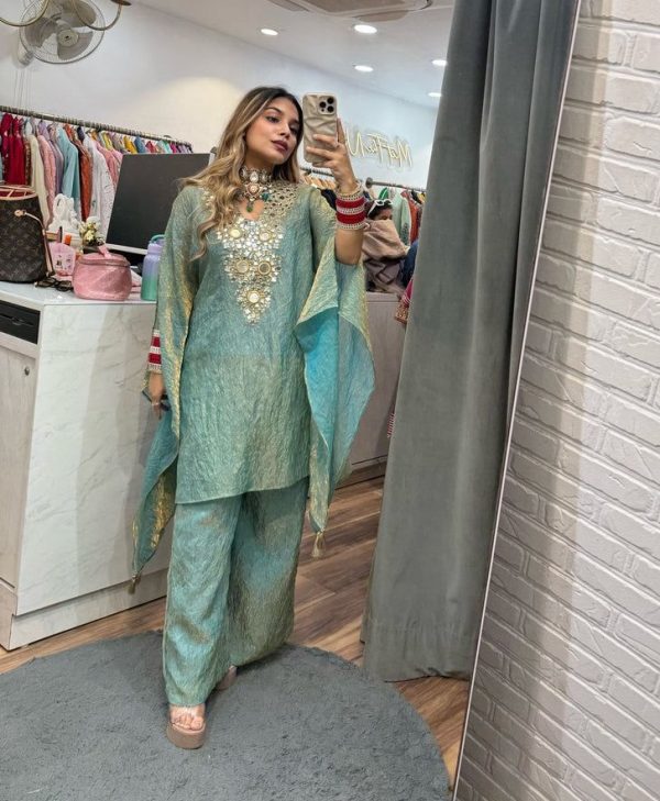 LG 1990 B SUIT IN REAL MIRROR EMBROIDERED SUIT