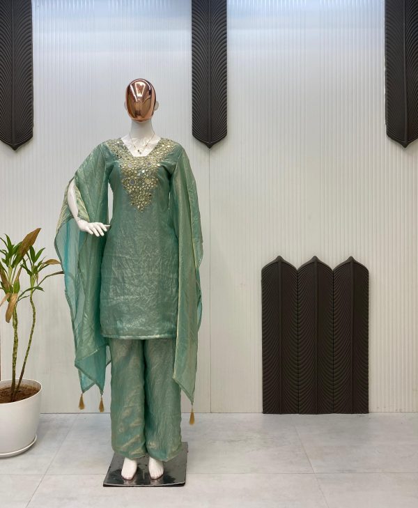 LG 1990 B SUIT IN REAL MIRROR EMBROIDERED SUIT