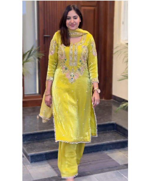 LG 1991 SEQUANCE EMBROIDERED FARSHI SALWAR SUIT