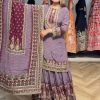 LG 1995 A DESIGNER WEAR PRINTED SHARARA SUITS
