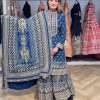 LG 1995 B DESIGNER WEAR PRINTED SHARARA SUITS