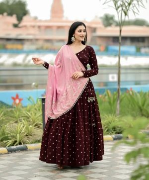 LG 643 EXCLUSIVE FULL STITCHED LEHENGA CHOLI
