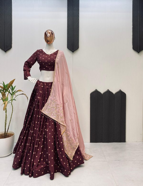 LG 643 EXCLUSIVE FULL STITCHED LEHENGA CHOLI