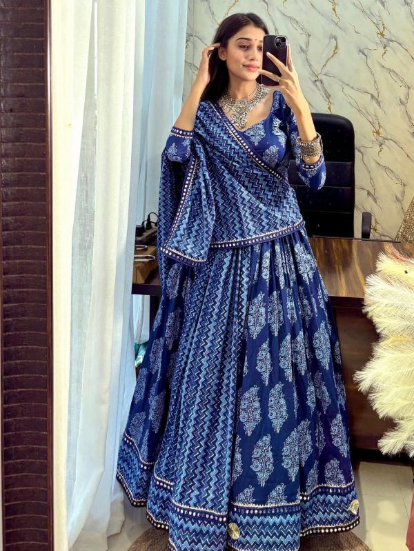 LG 646 EXCLUSIVE FULL STITCHED LEHENGA CHOLI