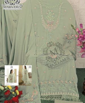 MARYAM'S 173 A GEORGETTE PAKISTANI SUITS WHOLESALE