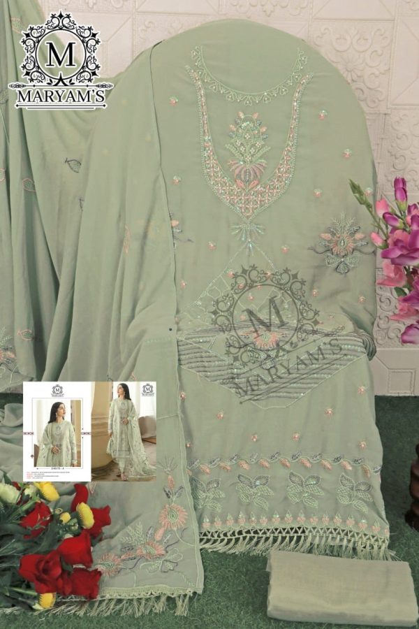MARYAM'S 173 A GEORGETTE PAKISTANI SUITS WHOLESALE
