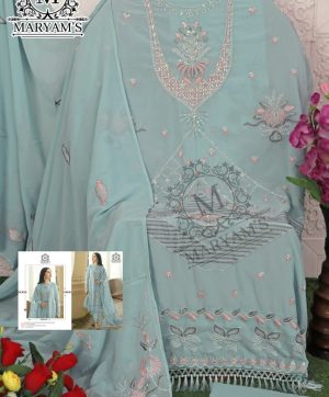 MARYAM'S 173 C GEORGETTE PAKISTANI SUITS WHOLESALE
