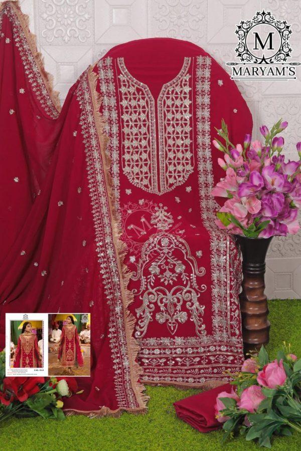 MARYAM'S 183 B GEORGETTE PAKISTANI SALWAR SUITS