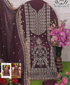 MARYAM'S 183 D GEORGETTE PAKISTANI SALWAR SUITS