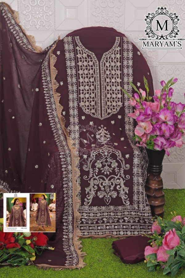 MARYAM'S 183 D GEORGETTE PAKISTANI SALWAR SUITS