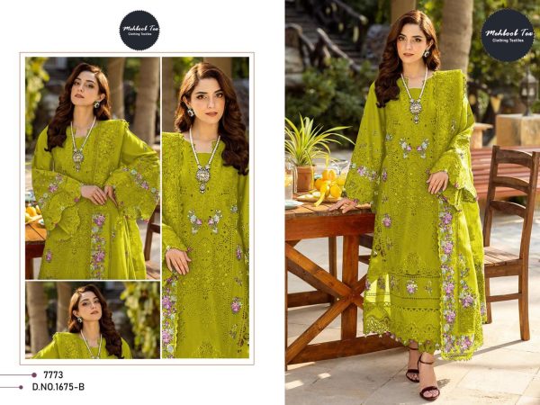 MEHBOOB TEX 1675 B COTTON PAKISTANI SALWAR SUITS