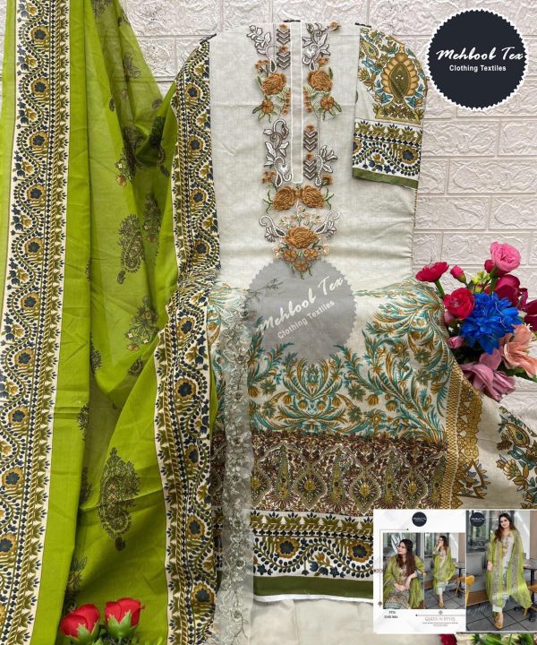 MEHBOOB TEX 1684 COTTON SALWAR SUITS WHOLESALE