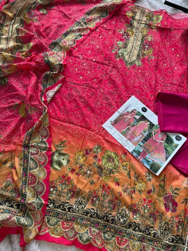 MEHBOOB TEX 1691 A VISCOSE MUSLIN SALWAR SUITS